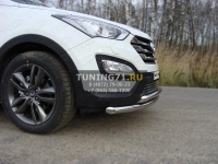 Защита передняя нижняя 60,3/50,8 мм Hyundai Santa Fe 2012